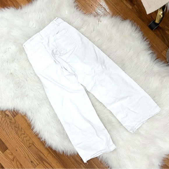 Stradivarius White Flared Jeans 4 - Picture 5 of 5